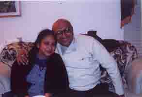 Anil and Marygold in 2001
